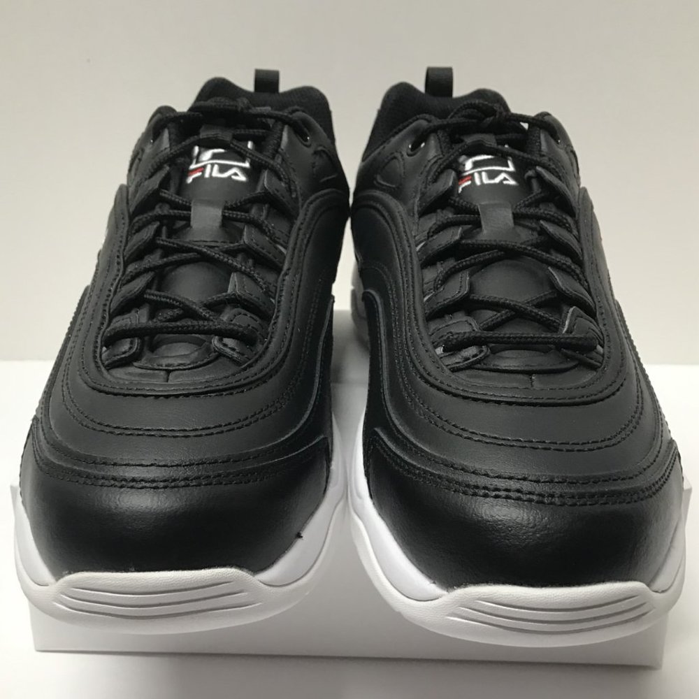 FILA Ray Sneakers in Black, FILA Red, and White - Picture 10 of 16